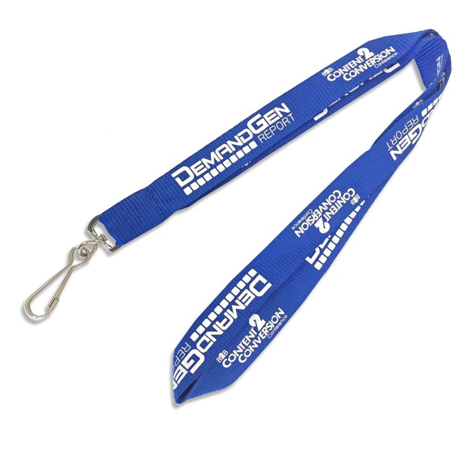 Lanyard 1" inch Polyester Screenprinted 1 color 1 side - 1" W x 36" L